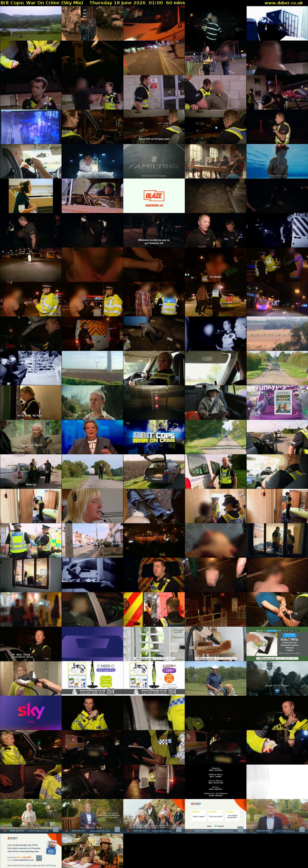 Brit Cops: War On Crime (Sky Mix) Thursday 18 June 2026 01:00 - 02:00