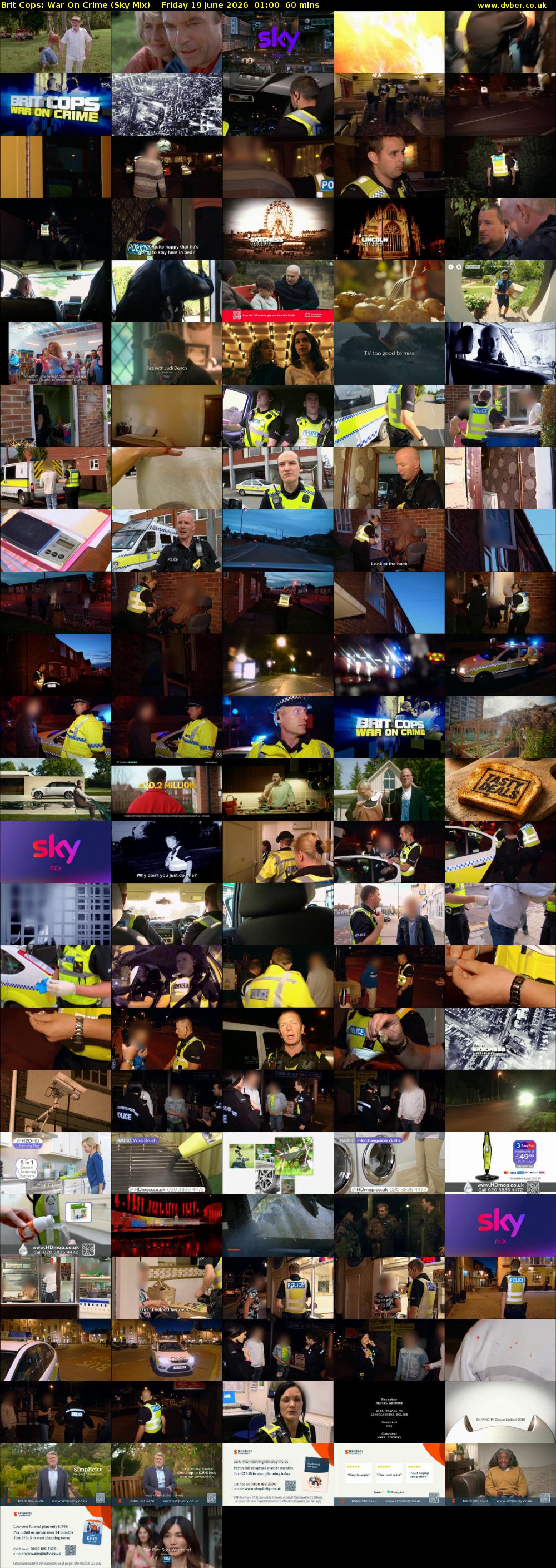 Brit Cops: War On Crime (Sky Mix) Friday 19 June 2026 01:00 - 02:00