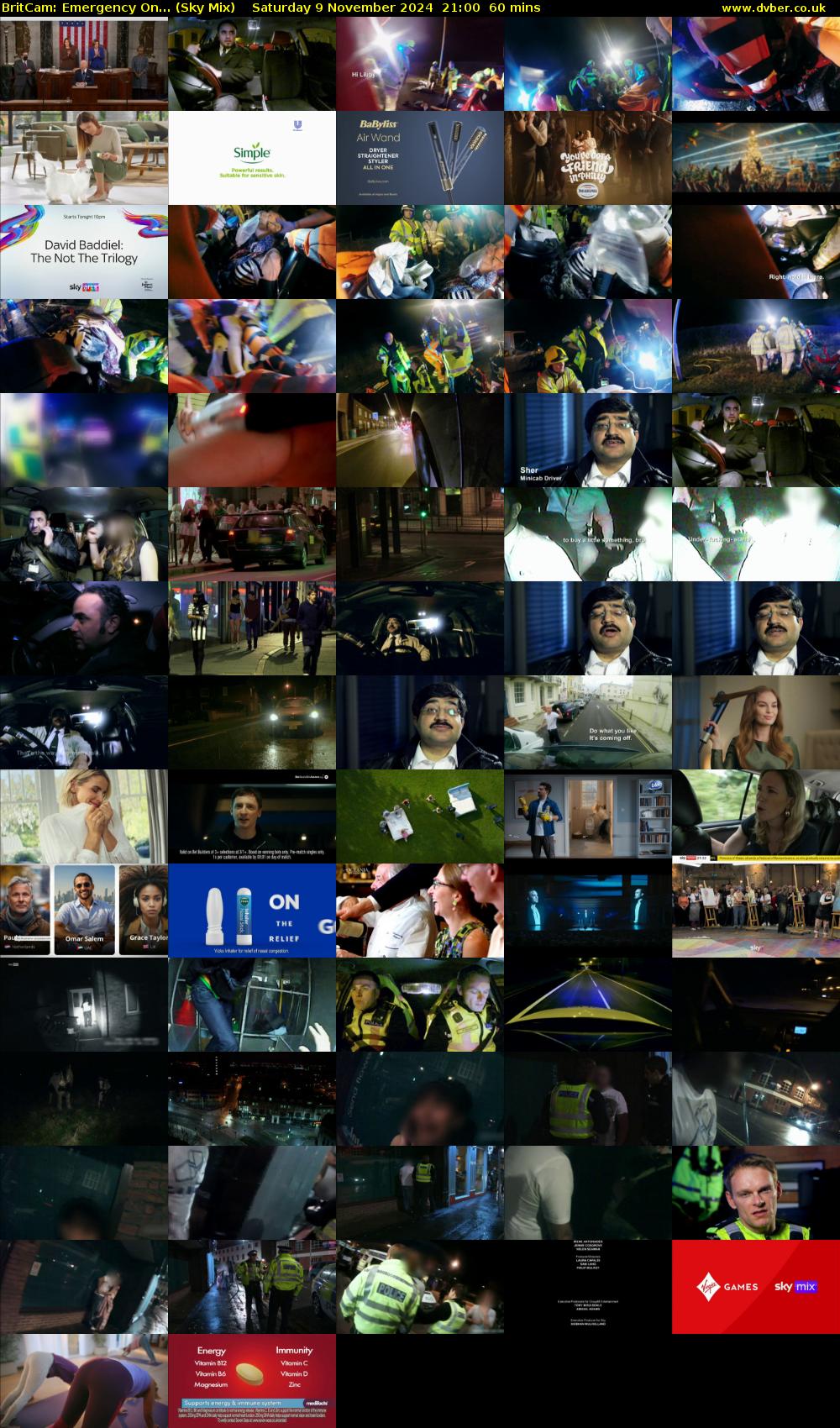 BritCam: Emergency On... (Sky Mix) Saturday 9 November 2024 21:00 - 22:00