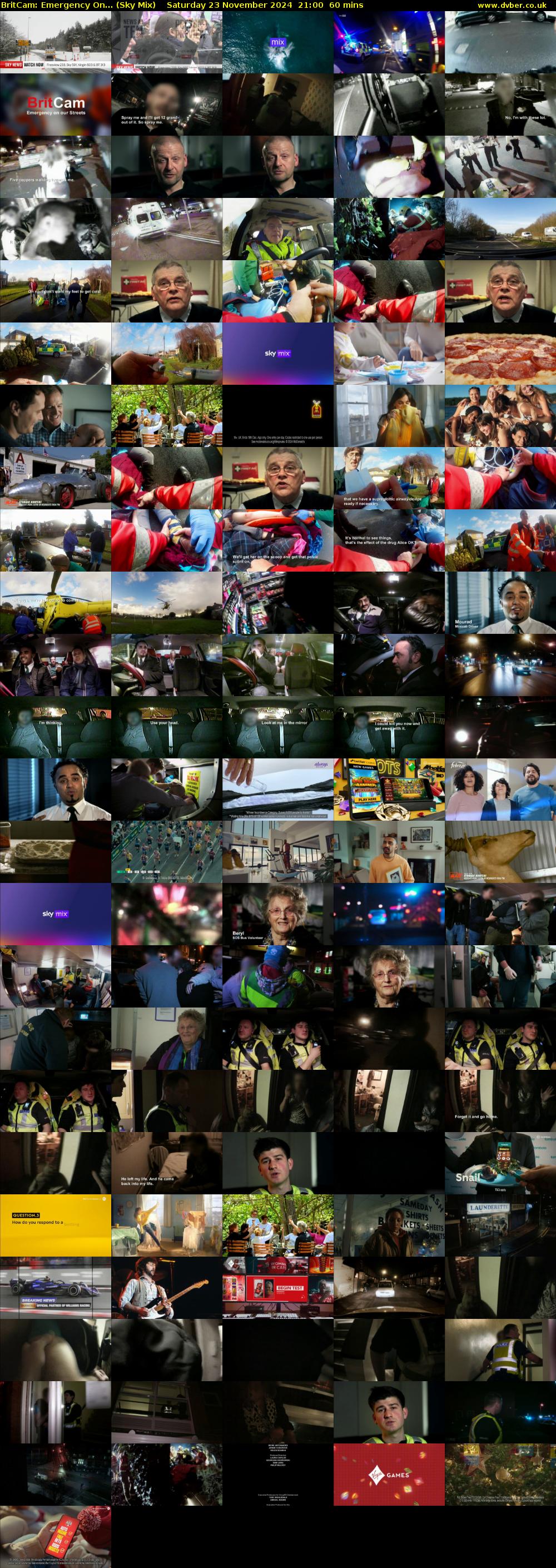 BritCam: Emergency On... (Sky Mix) Saturday 23 November 2024 21:00 - 22:00