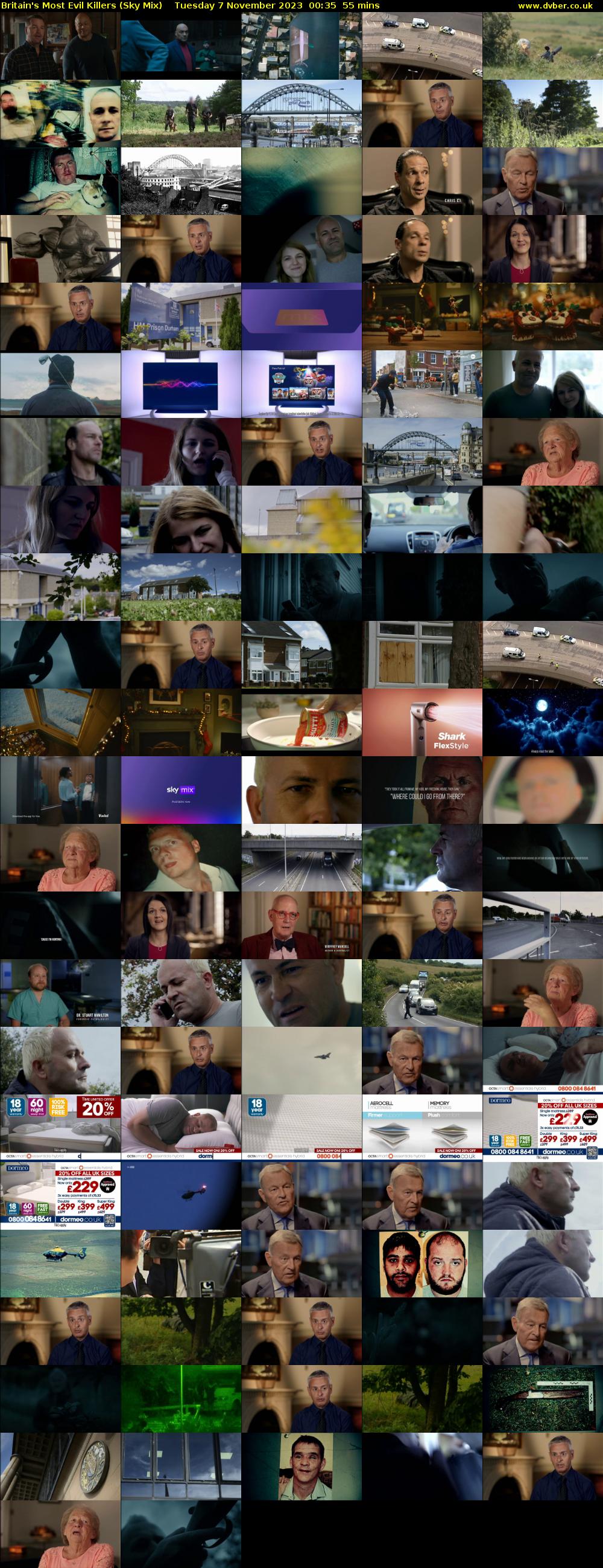 Britain's Most Evil Killers (Sky Mix) Tuesday 7 November 2023 00:35 - 01:30