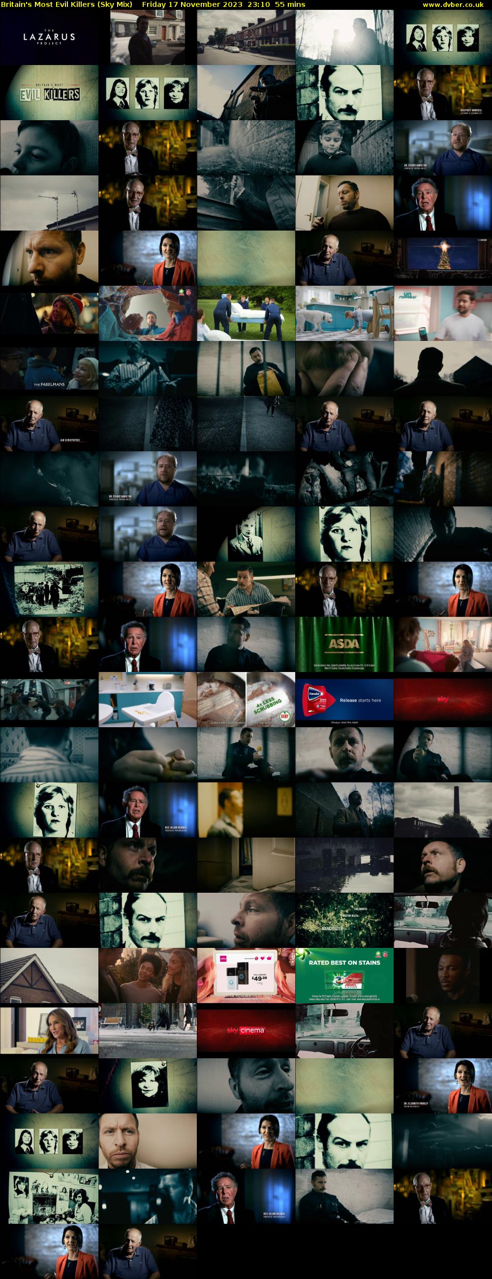 Britain's Most Evil Killers (Sky Mix) Friday 17 November 2023 23:10 - 00:05