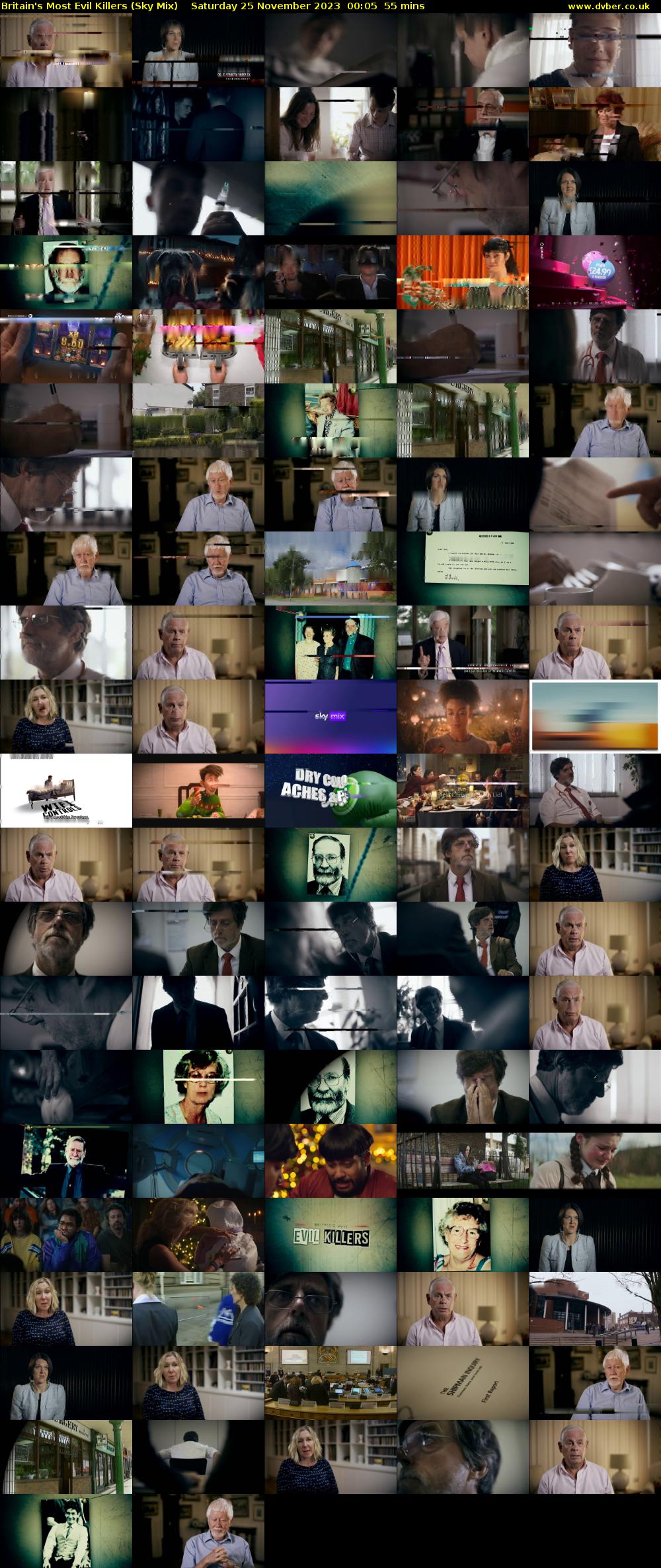 Britain's Most Evil Killers (Sky Mix) Saturday 25 November 2023 00:05 - 01:00