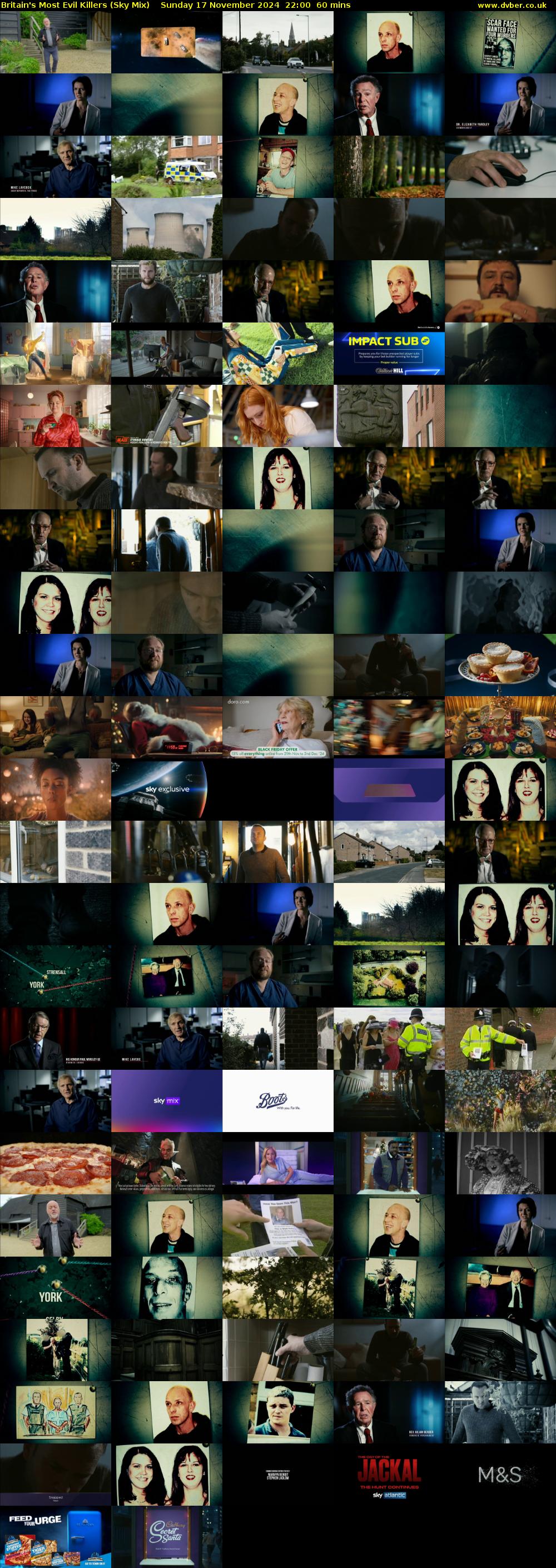 Britain's Most Evil Killers (Sky Mix) Sunday 17 November 2024 22:00 - 23:00