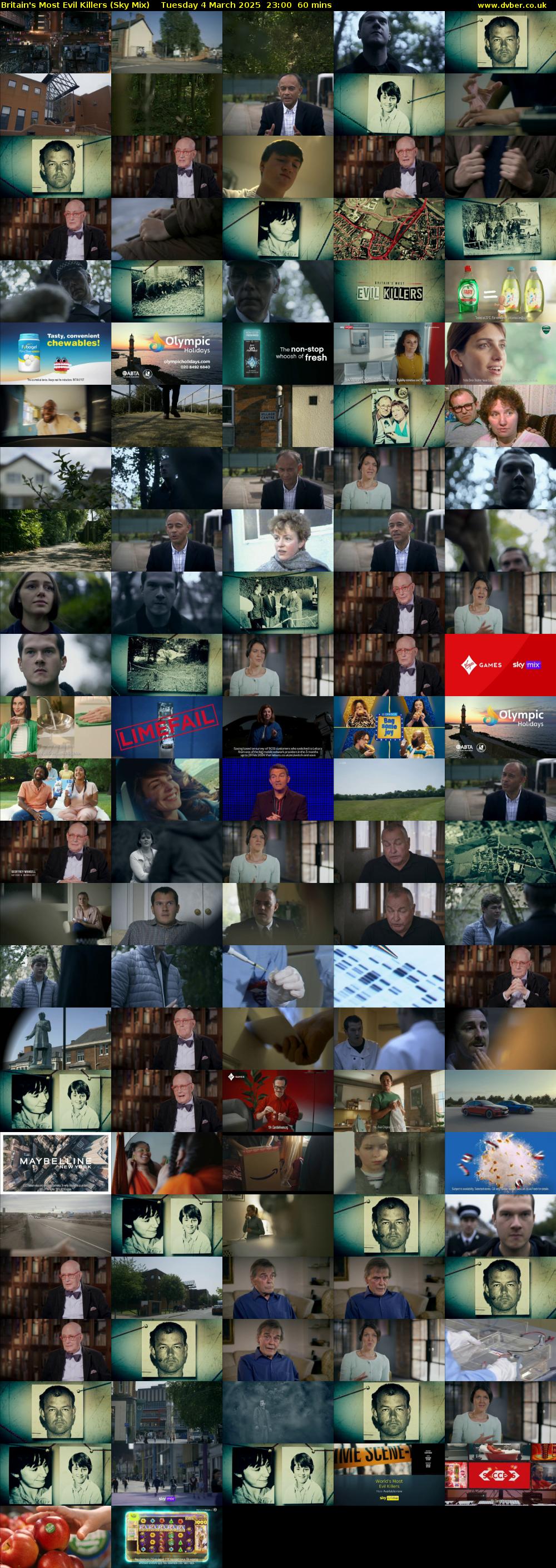 Britain's Most Evil Killers (Sky Mix) Tuesday 4 March 2025 23:00 - 00:00