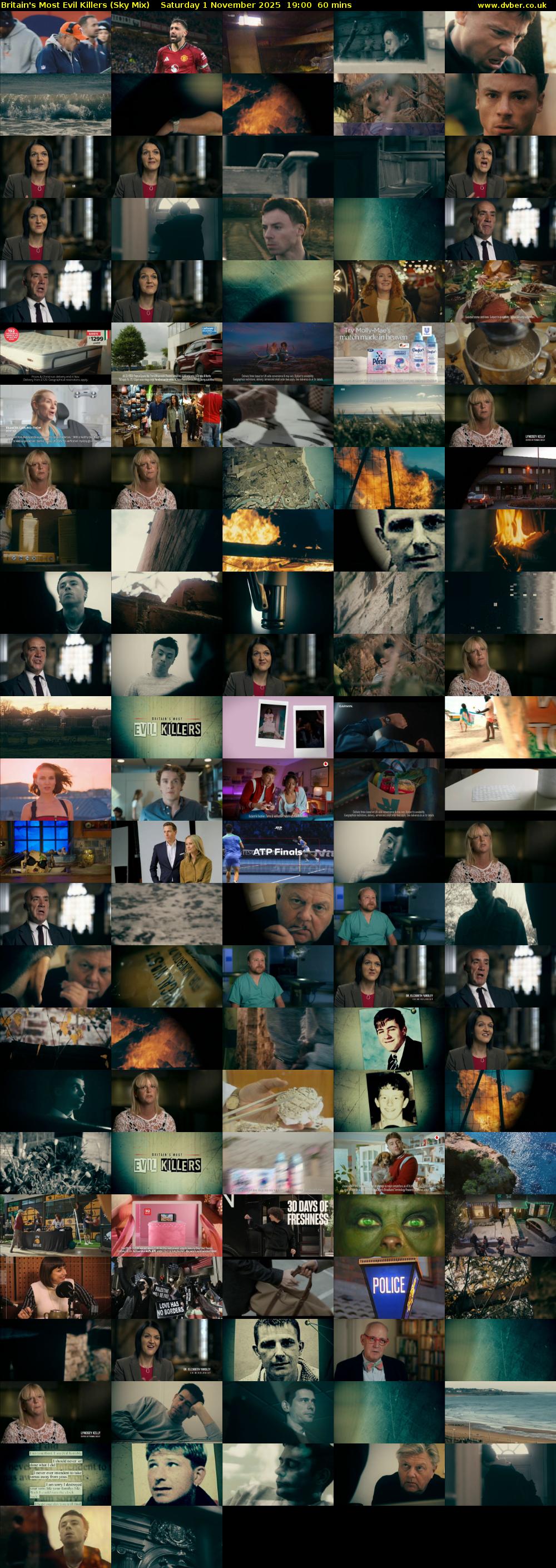 Britain's Most Evil Killers (Sky Mix) Saturday 1 November 2025 19:00 - 20:00