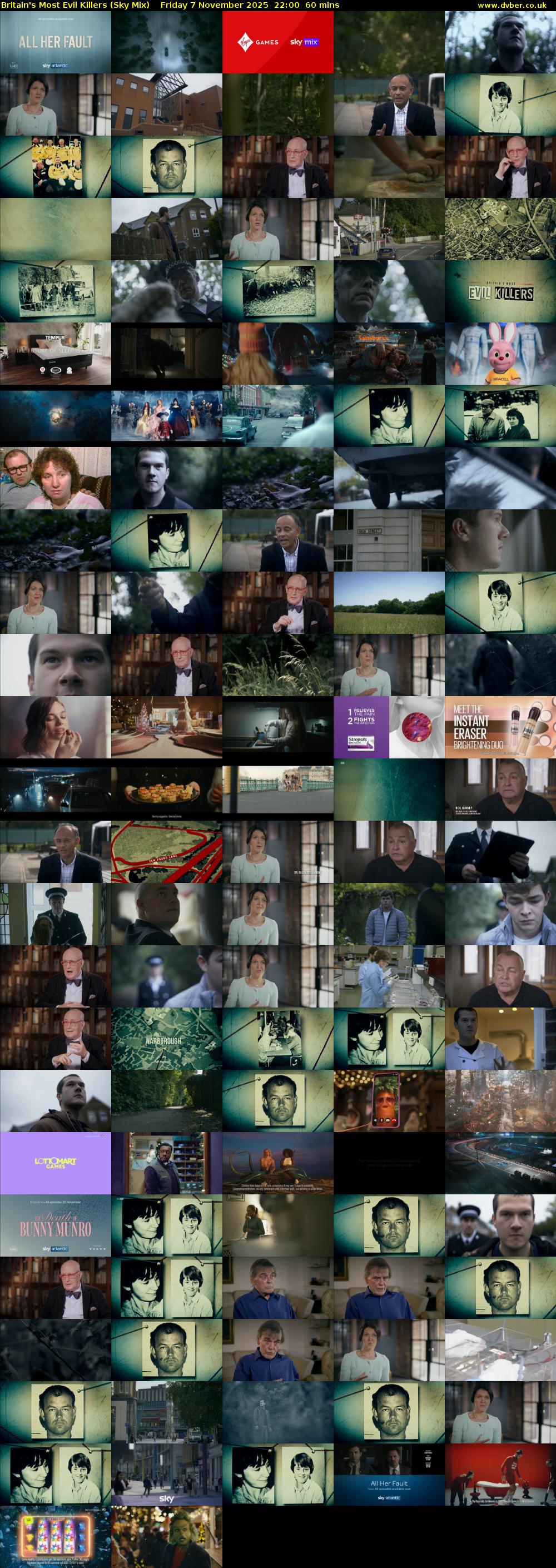 Britain's Most Evil Killers (Sky Mix) Friday 7 November 2025 22:00 - 23:00