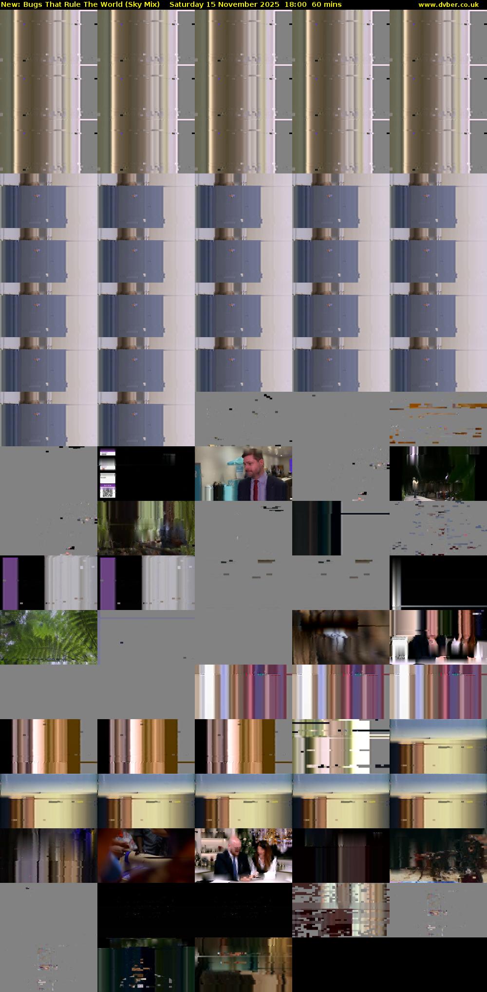 Bugs That Rule The World (Sky Mix) Saturday 15 November 2025 18:00 - 19:00