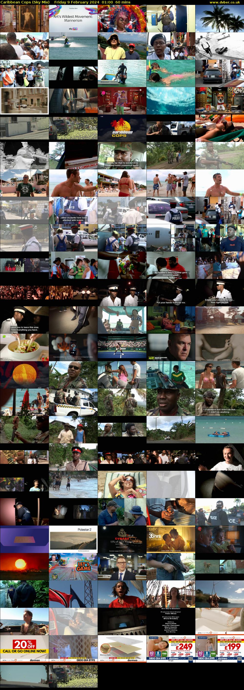 Caribbean Cops (Sky Mix) Friday 9 February 2024 01:00 - 02:00