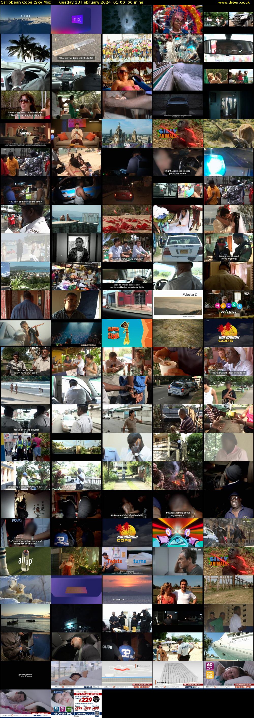 Caribbean Cops (Sky Mix) Tuesday 13 February 2024 01:00 - 02:00