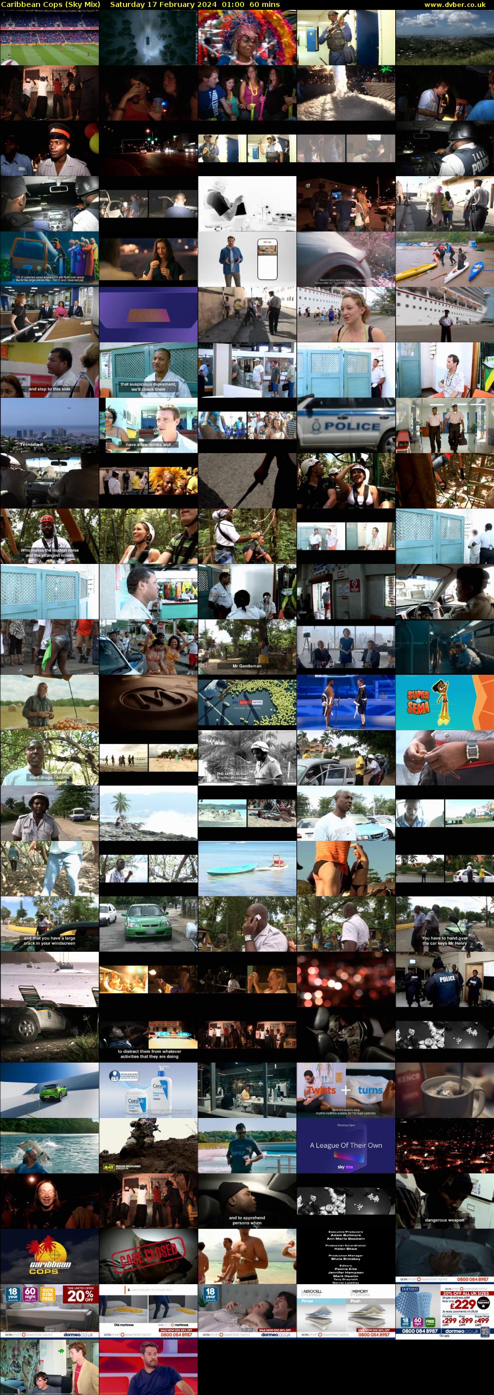 Caribbean Cops (Sky Mix) Saturday 17 February 2024 01:00 - 02:00