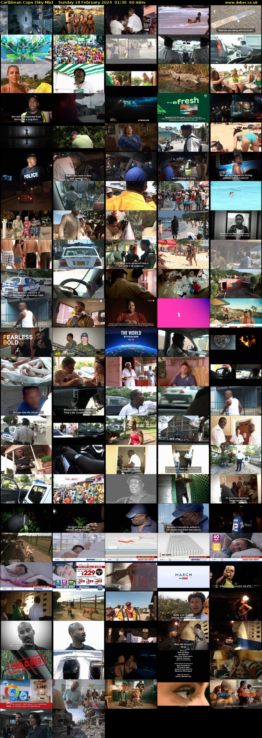 Caribbean Cops (Sky Mix) Sunday 18 February 2024 01:30 - 02:30