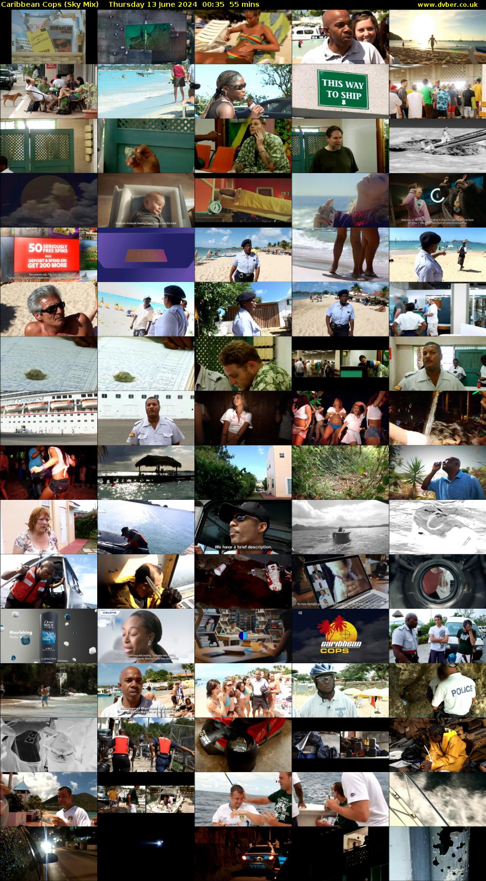 Caribbean Cops (Sky Mix) Thursday 13 June 2024 00:35 - 01:30