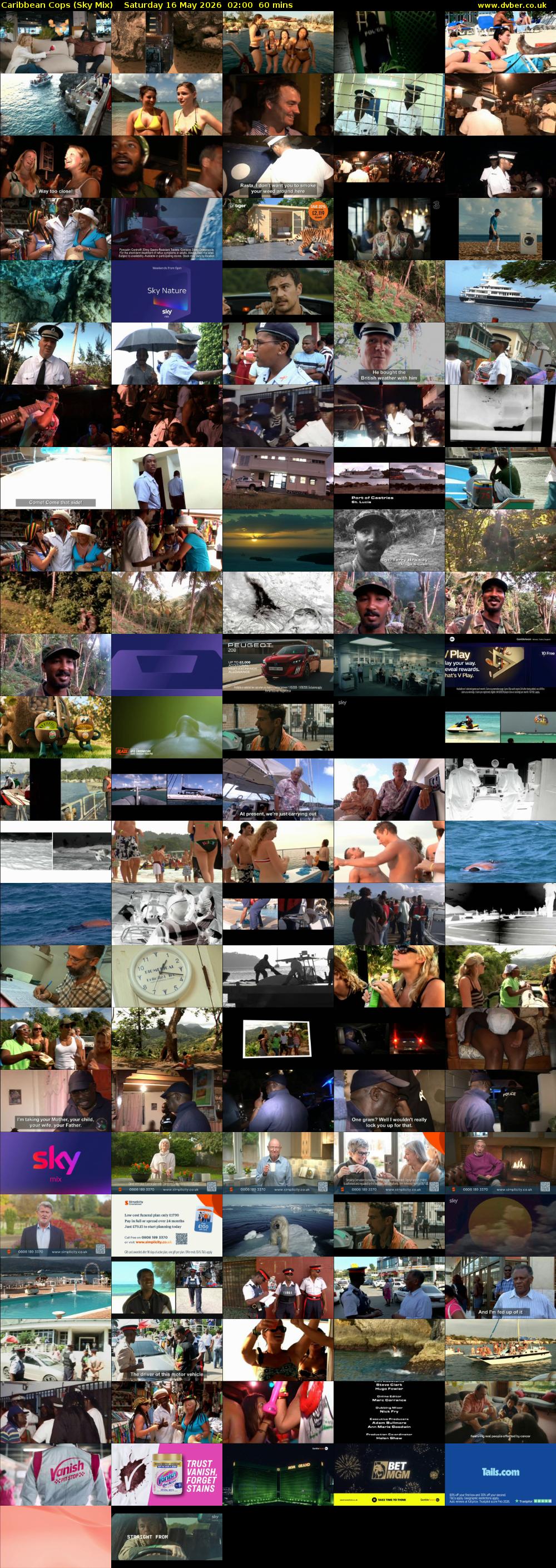 Caribbean Cops (Sky Mix) Saturday 16 May 2026 02:00 - 03:00
