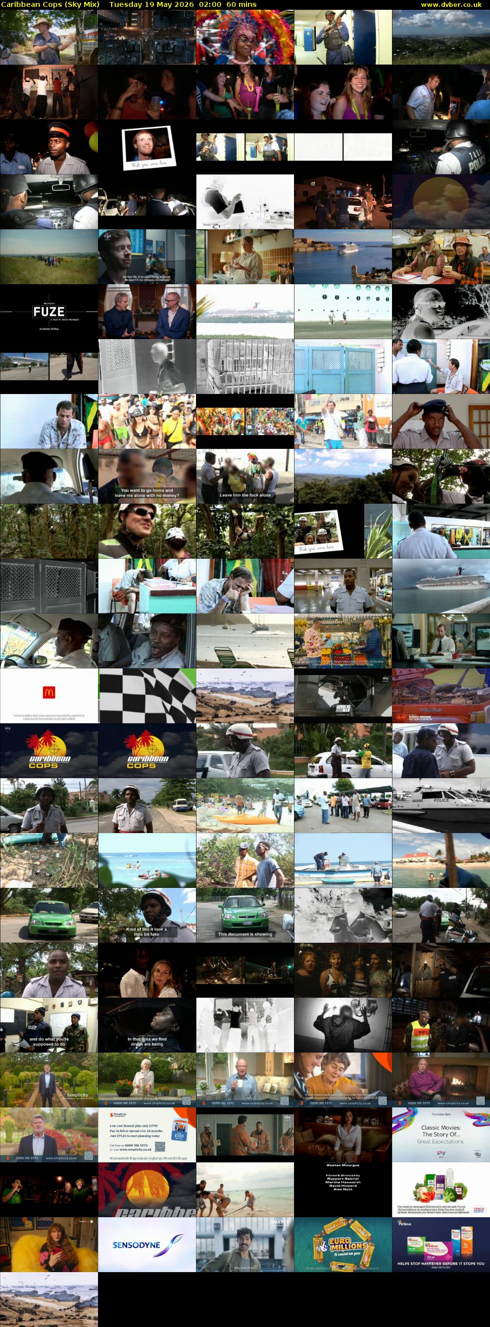 Caribbean Cops (Sky Mix) Tuesday 19 May 2026 02:00 - 03:00
