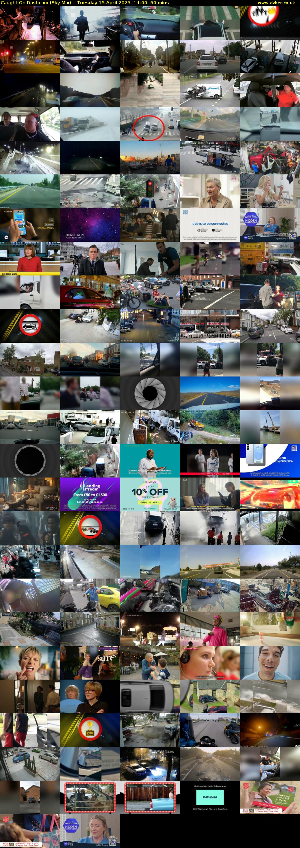 Caught On Dashcam (Sky Mix) Tuesday 15 April 2025 14:00 - 15:00