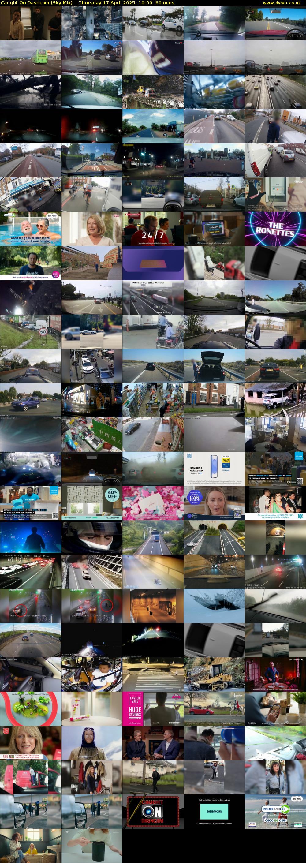Caught On Dashcam (Sky Mix) Thursday 17 April 2025 10:00 - 11:00