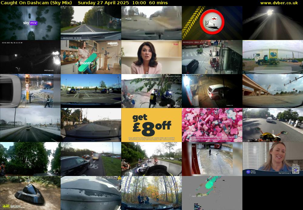 Caught On Dashcam (Sky Mix) Sunday 27 April 2025 10:00 - 11:00