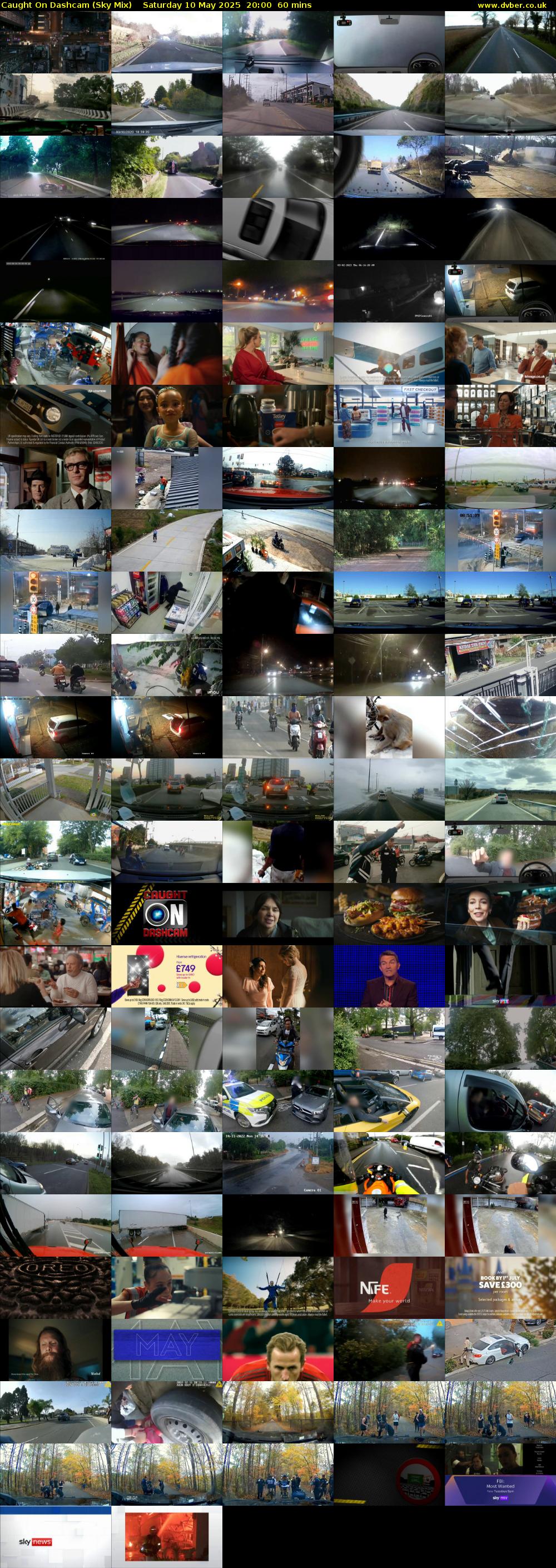 Caught On Dashcam (Sky Mix) Saturday 10 May 2025 20:00 - 21:00