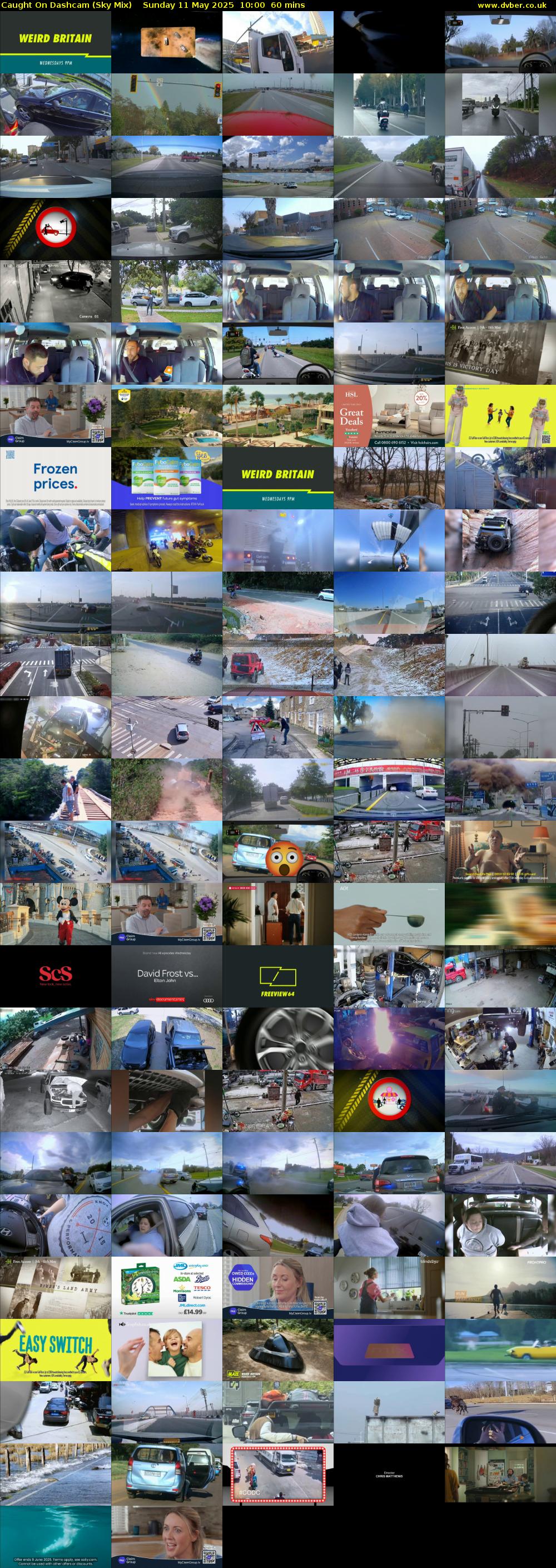 Caught On Dashcam (Sky Mix) Sunday 11 May 2025 10:00 - 11:00