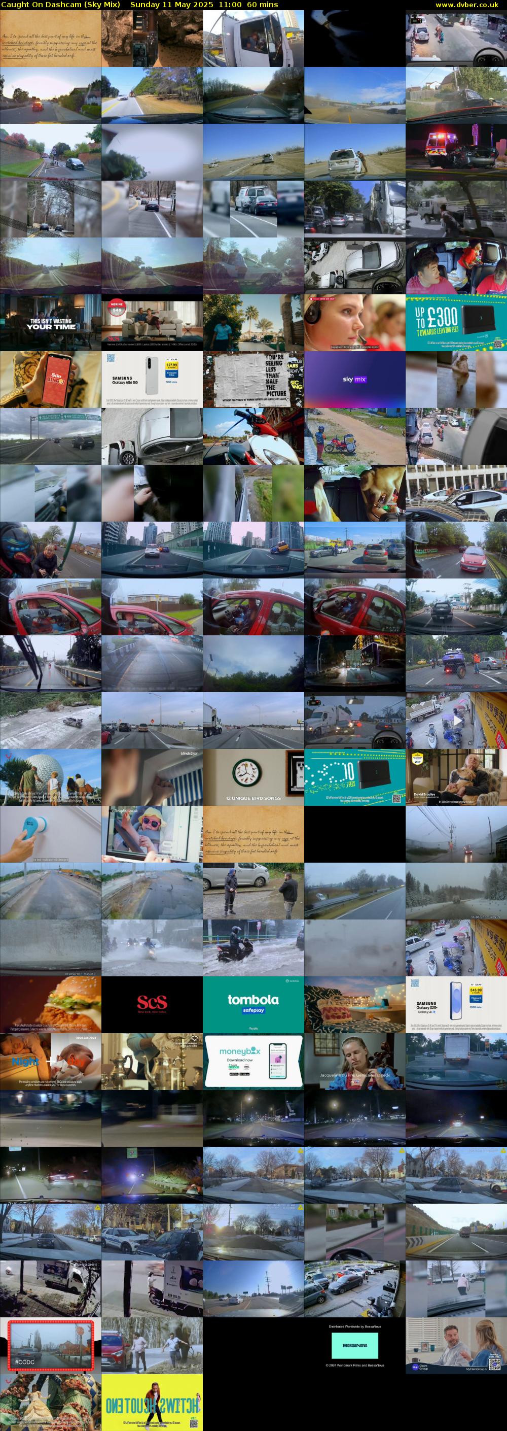 Caught On Dashcam (Sky Mix) Sunday 11 May 2025 11:00 - 12:00