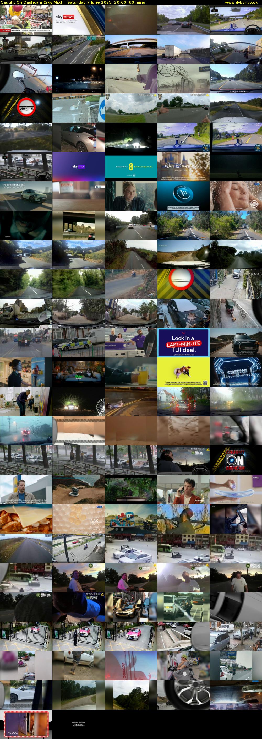 Caught On Dashcam (Sky Mix) Saturday 7 June 2025 20:00 - 21:00