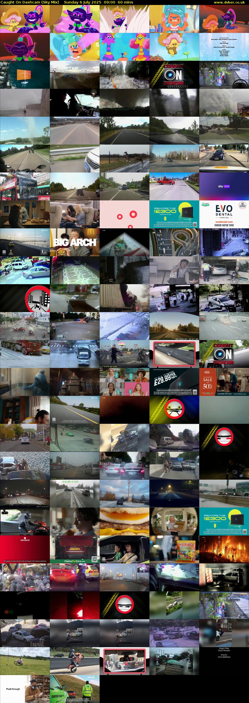 Caught On Dashcam (Sky Mix) Sunday 6 July 2025 09:00 - 10:00