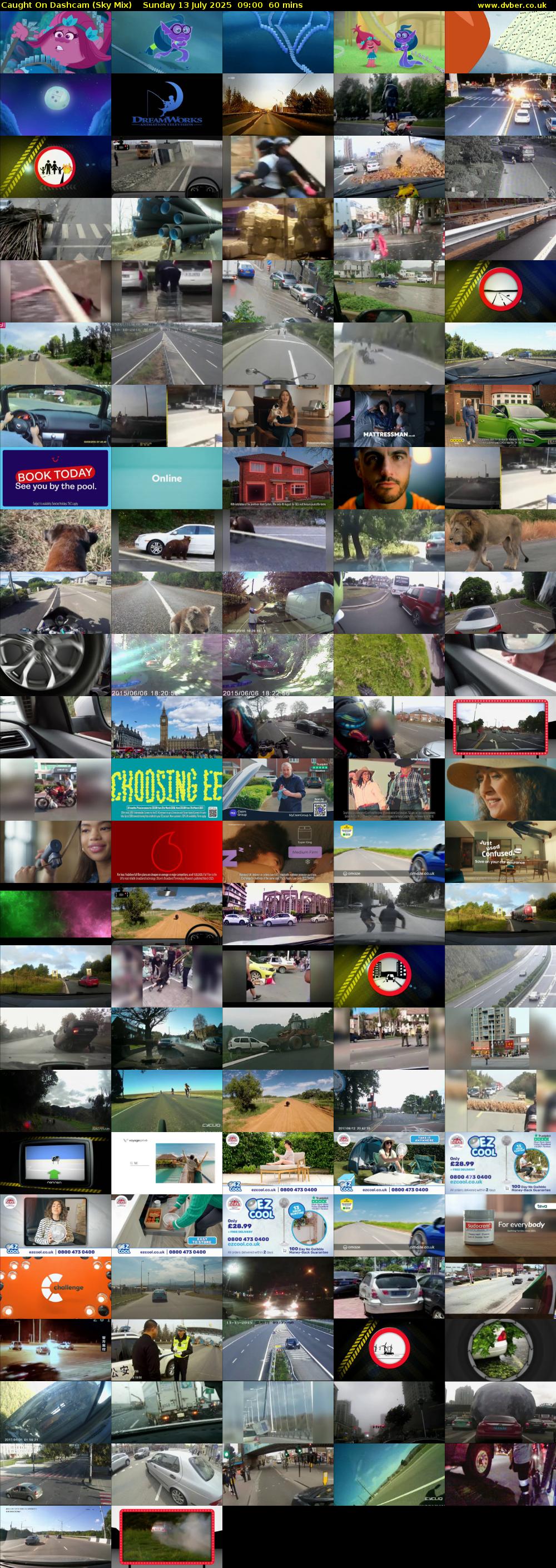 Caught On Dashcam (Sky Mix) Sunday 13 July 2025 09:00 - 10:00