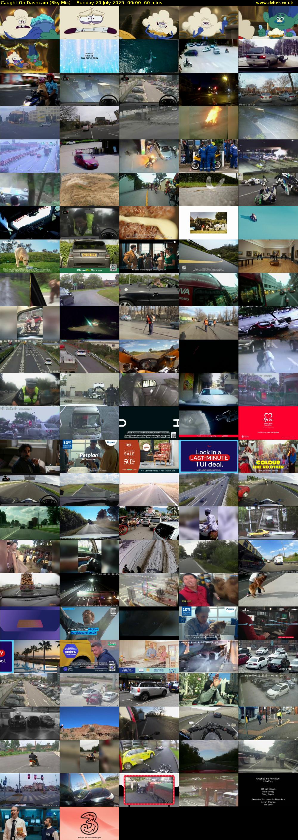Caught On Dashcam (Sky Mix) Sunday 20 July 2025 09:00 - 10:00