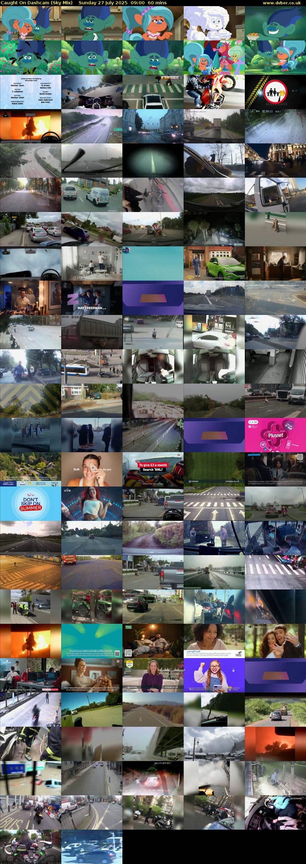 Caught On Dashcam (Sky Mix) Sunday 27 July 2025 09:00 - 10:00