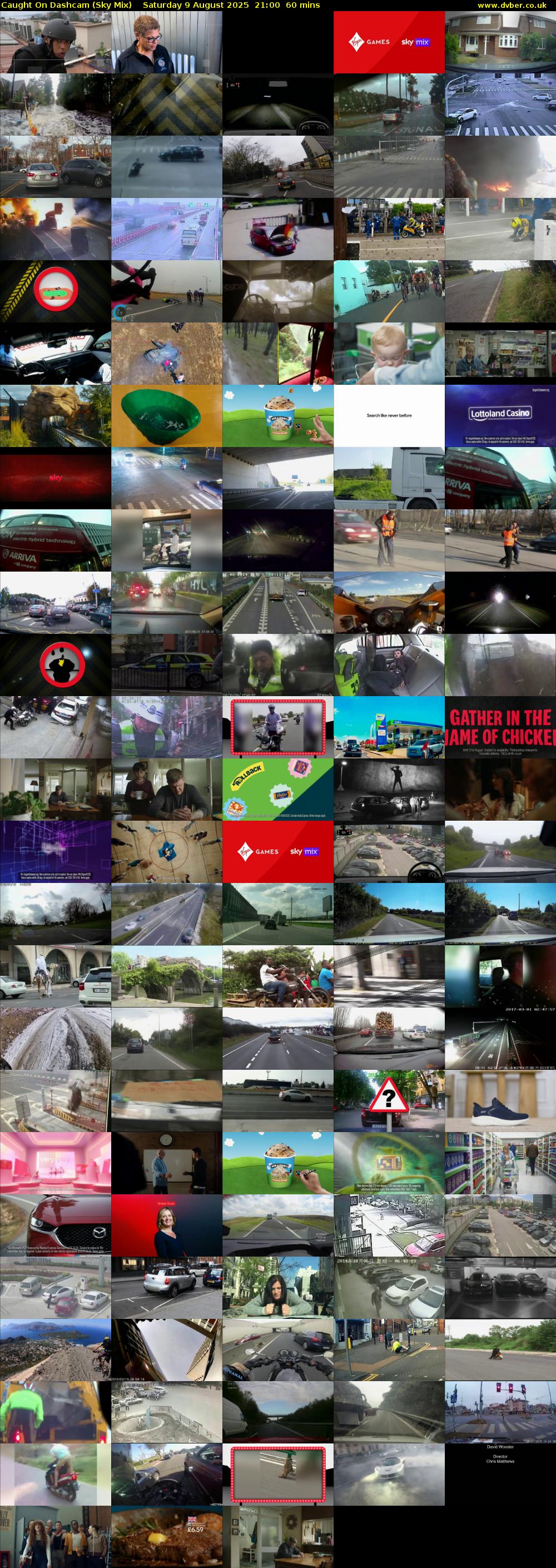 Caught On Dashcam (Sky Mix) Saturday 9 August 2025 21:00 - 22:00