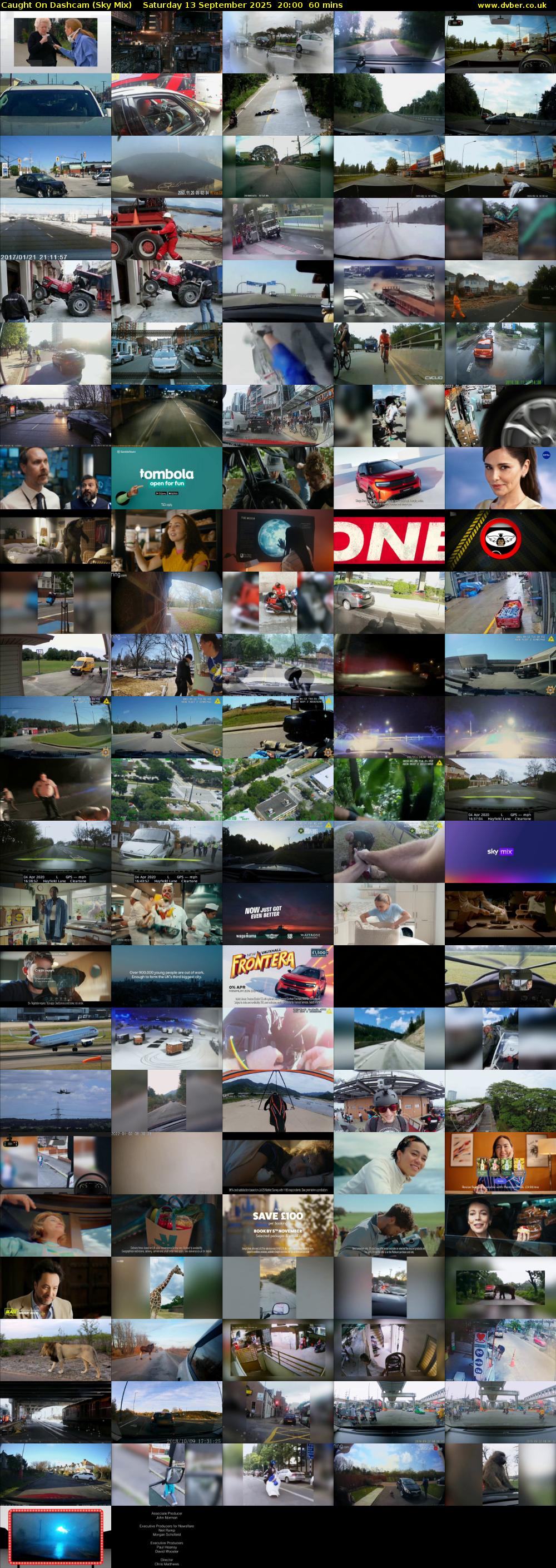 Caught On Dashcam (Sky Mix) Saturday 13 September 2025 20:00 - 21:00