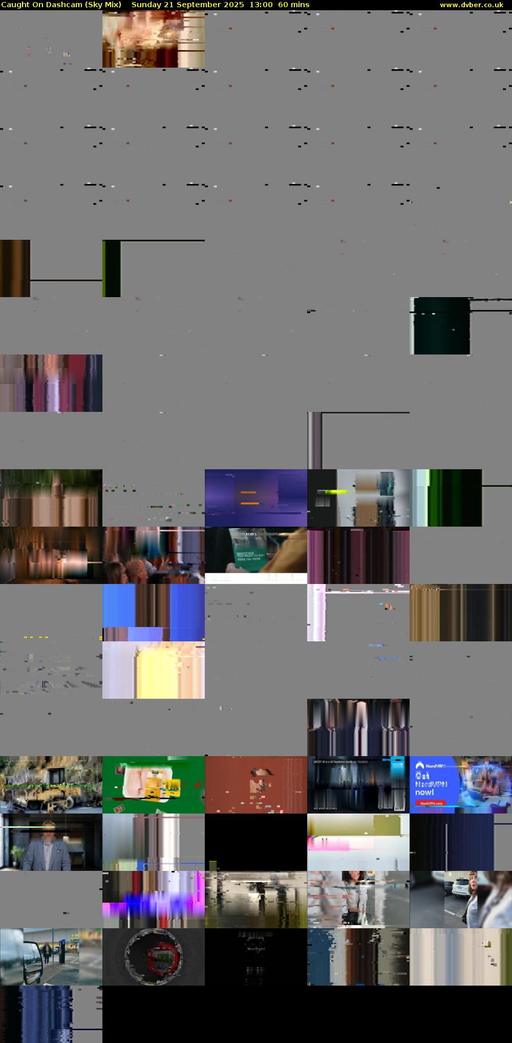 Caught On Dashcam (Sky Mix) Sunday 21 September 2025 13:00 - 14:00