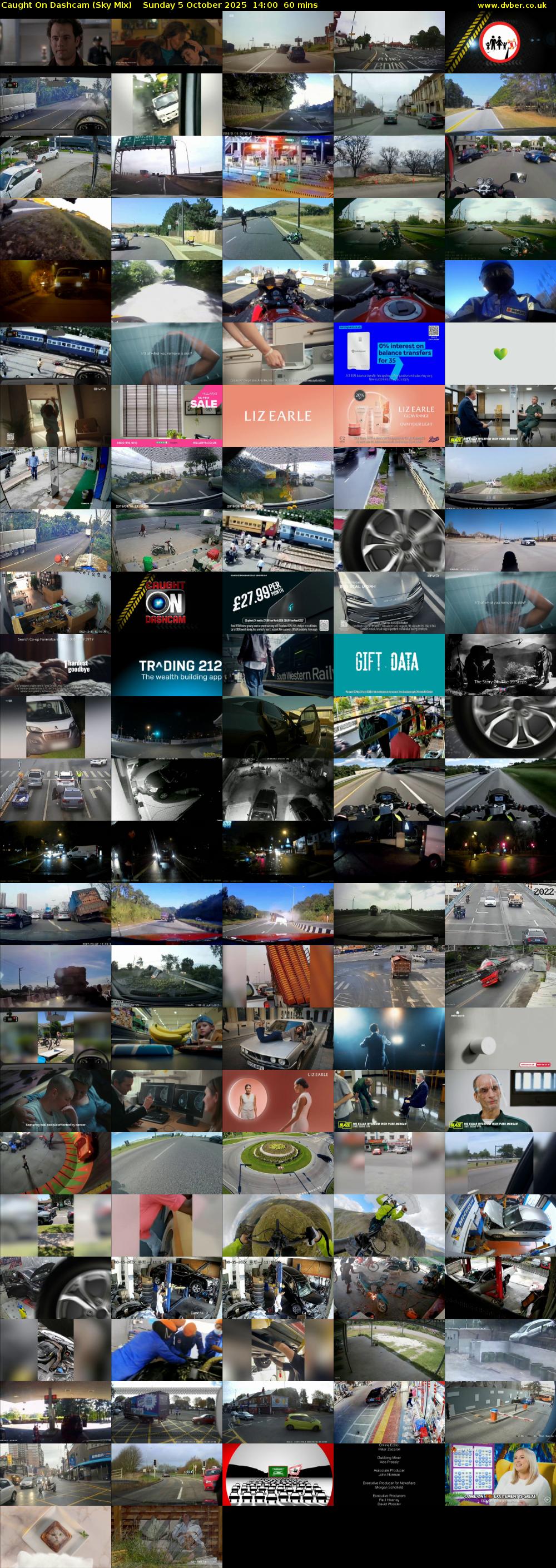 Caught On Dashcam (Sky Mix) Sunday 5 October 2025 14:00 - 15:00