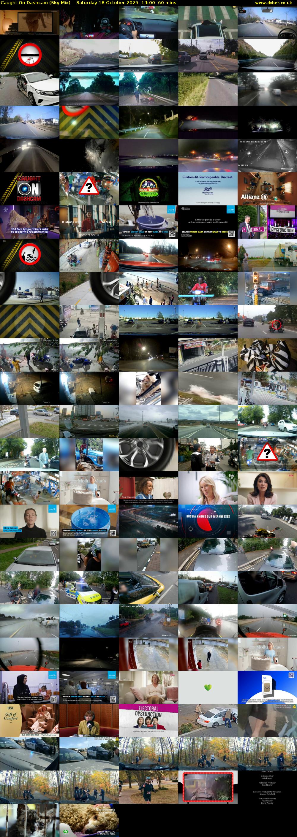 Caught On Dashcam (Sky Mix) Saturday 18 October 2025 14:00 - 15:00