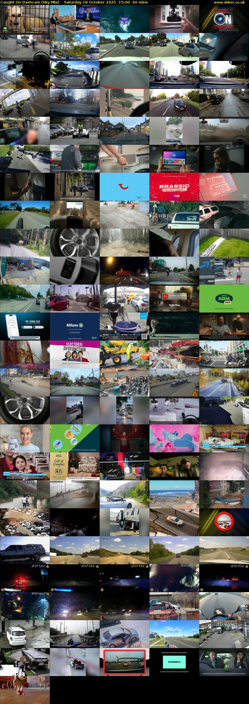 Caught On Dashcam (Sky Mix) Saturday 18 October 2025 15:00 - 16:00