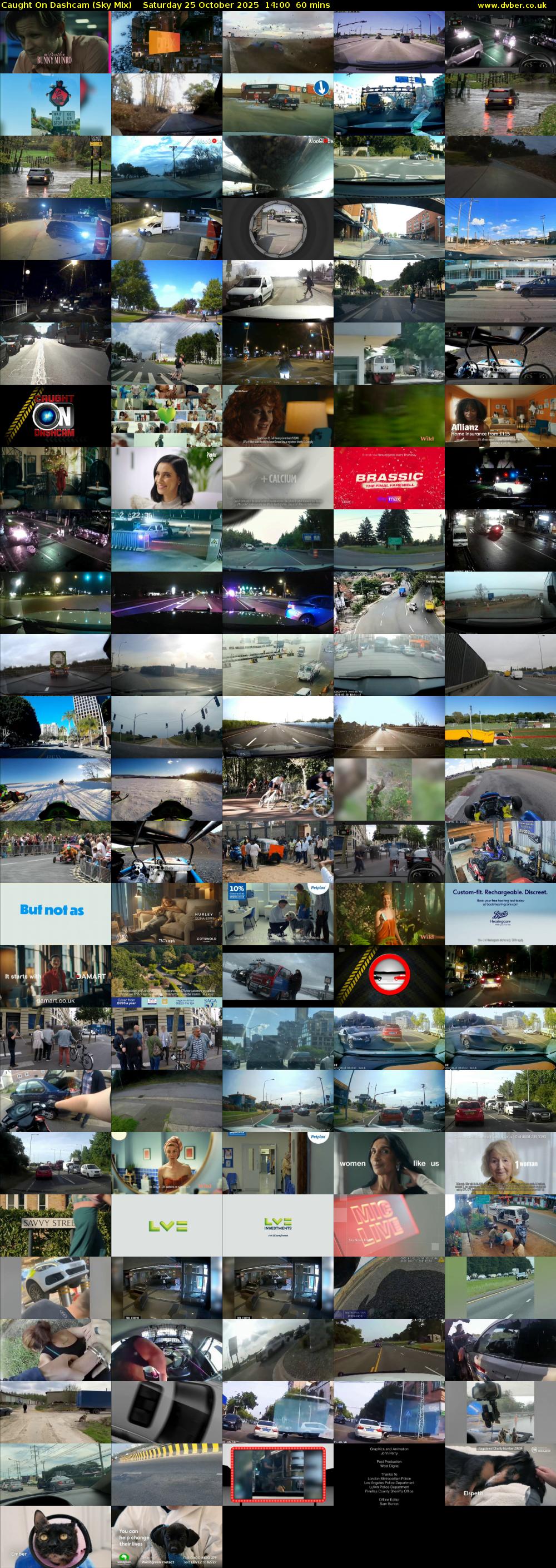 Caught On Dashcam (Sky Mix) Saturday 25 October 2025 14:00 - 15:00