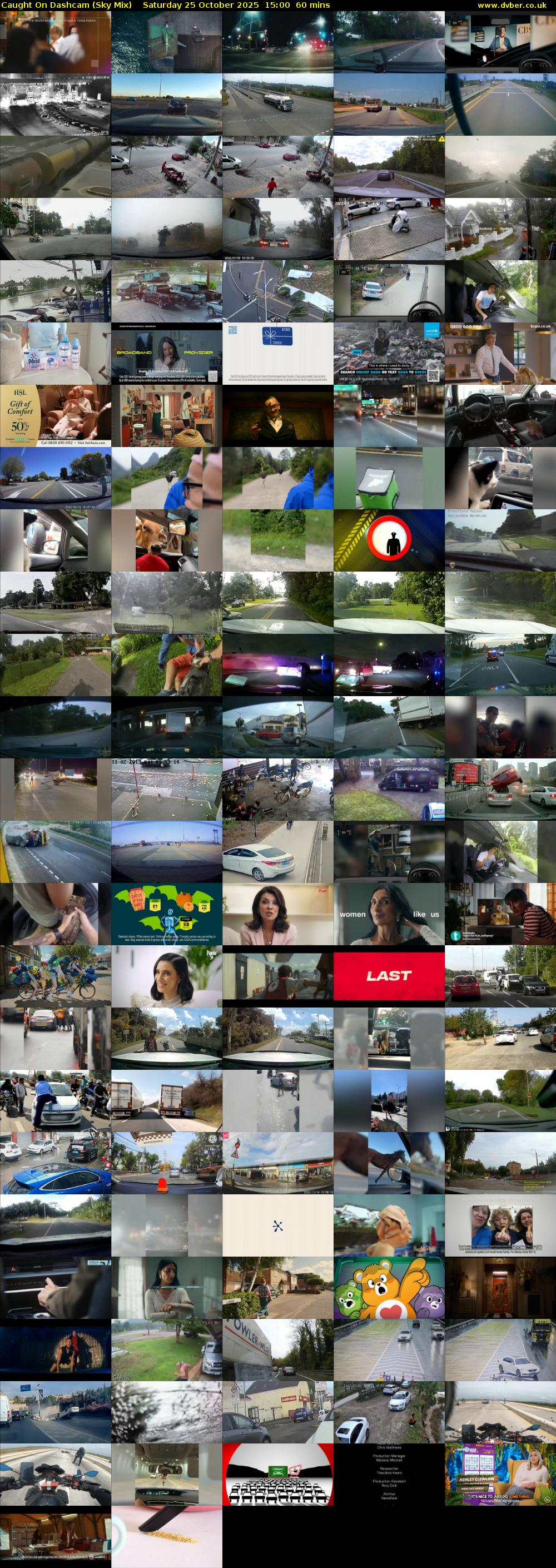 Caught On Dashcam (Sky Mix) Saturday 25 October 2025 15:00 - 16:00