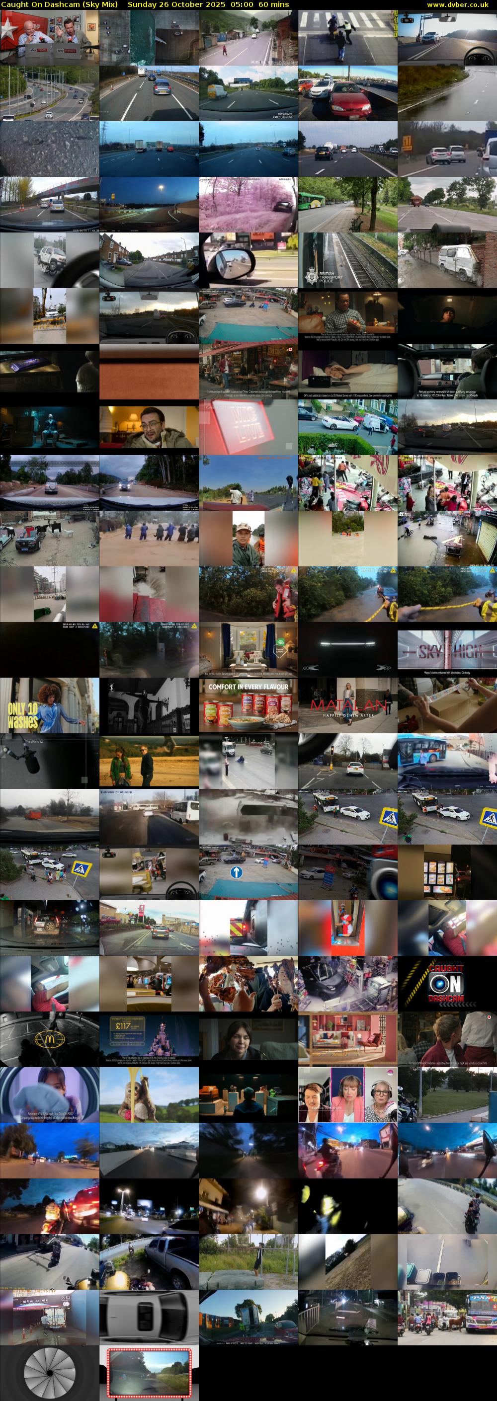 Caught On Dashcam (Sky Mix) Sunday 26 October 2025 05:00 - 06:00