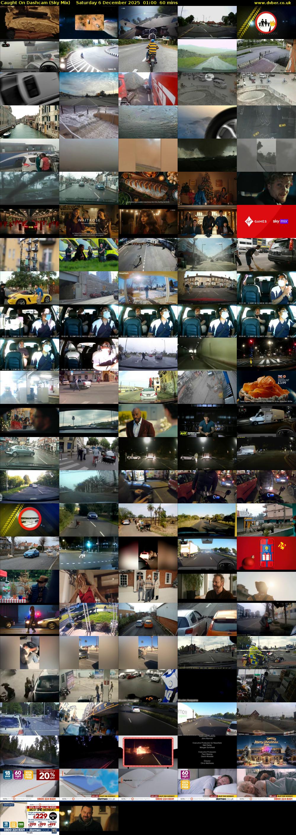 Caught On Dashcam (Sky Mix) Saturday 6 December 2025 01:00 - 02:00