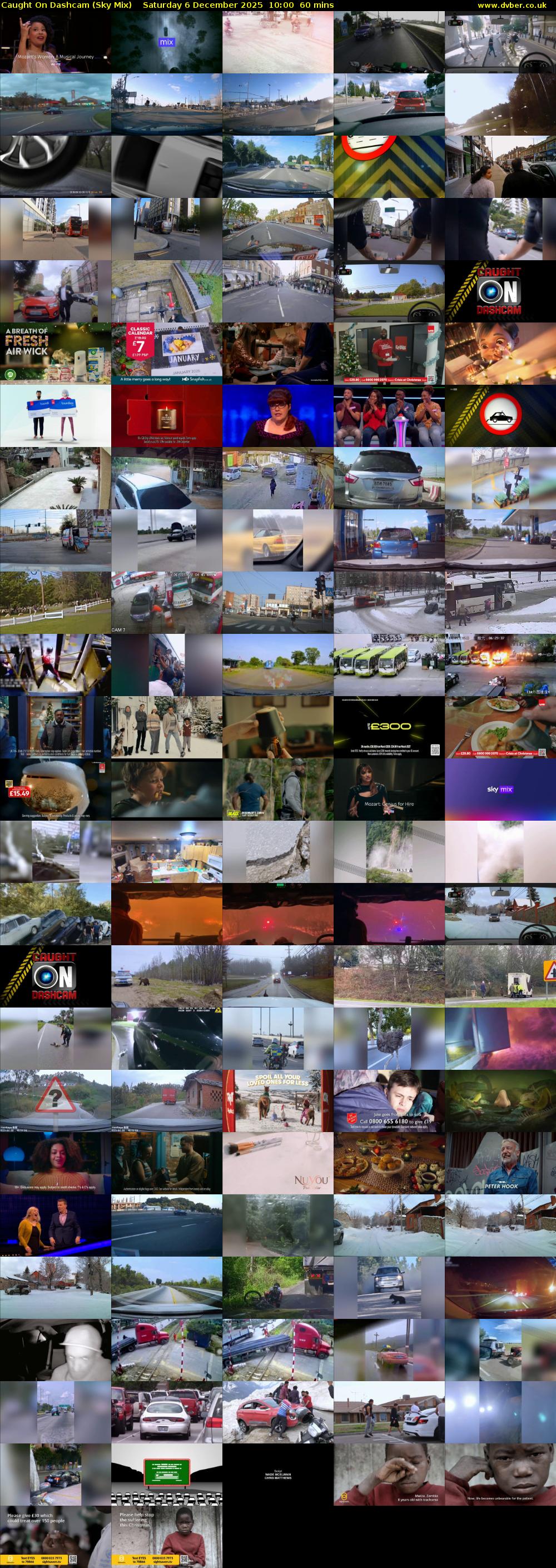 Caught On Dashcam (Sky Mix) Saturday 6 December 2025 10:00 - 11:00