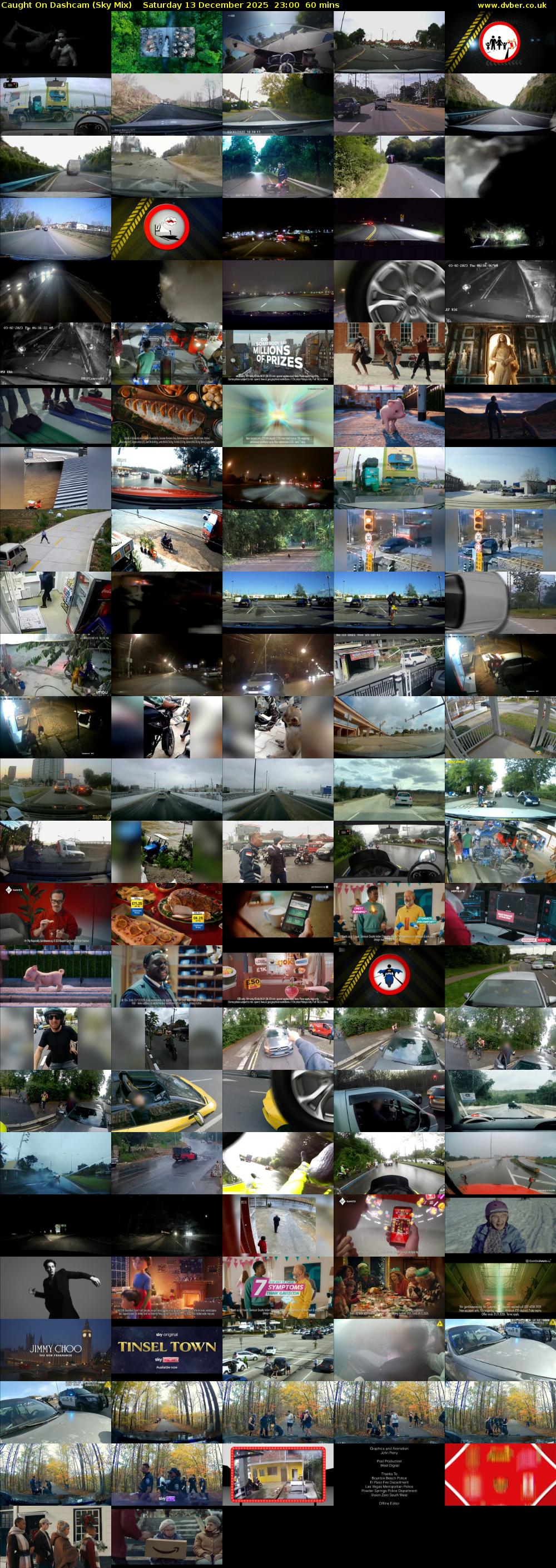 Caught On Dashcam (Sky Mix) Saturday 13 December 2025 23:00 - 00:00