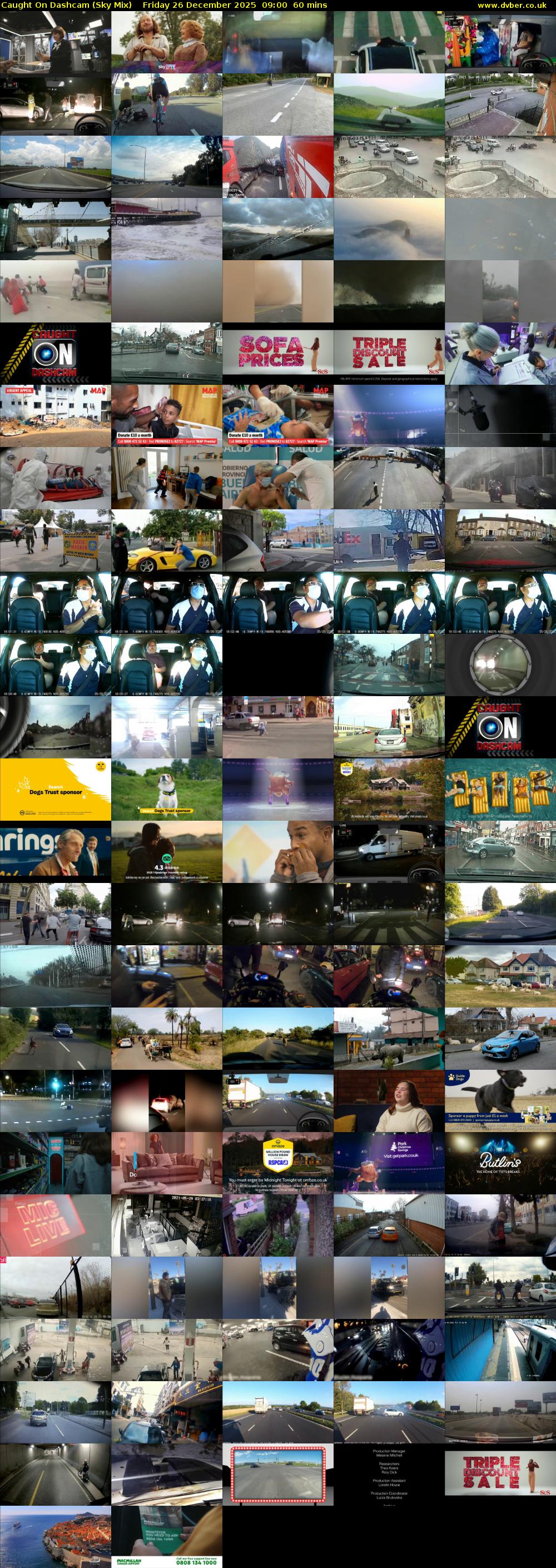 Caught On Dashcam (Sky Mix) Friday 26 December 2025 09:00 - 10:00