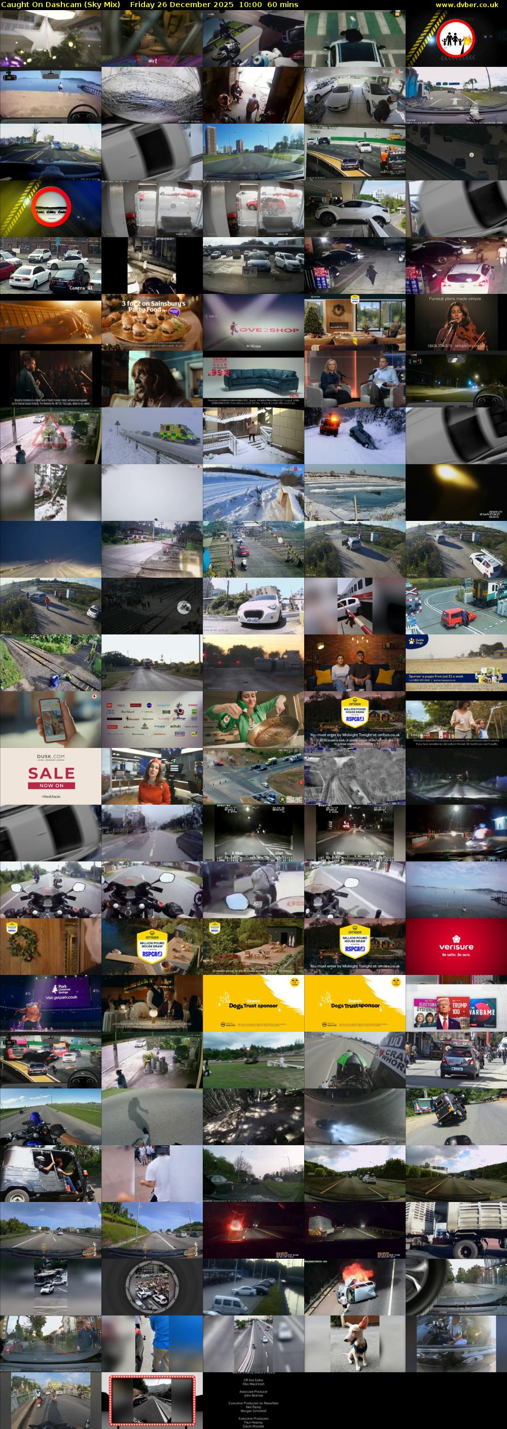 Caught On Dashcam (Sky Mix) Friday 26 December 2025 10:00 - 11:00