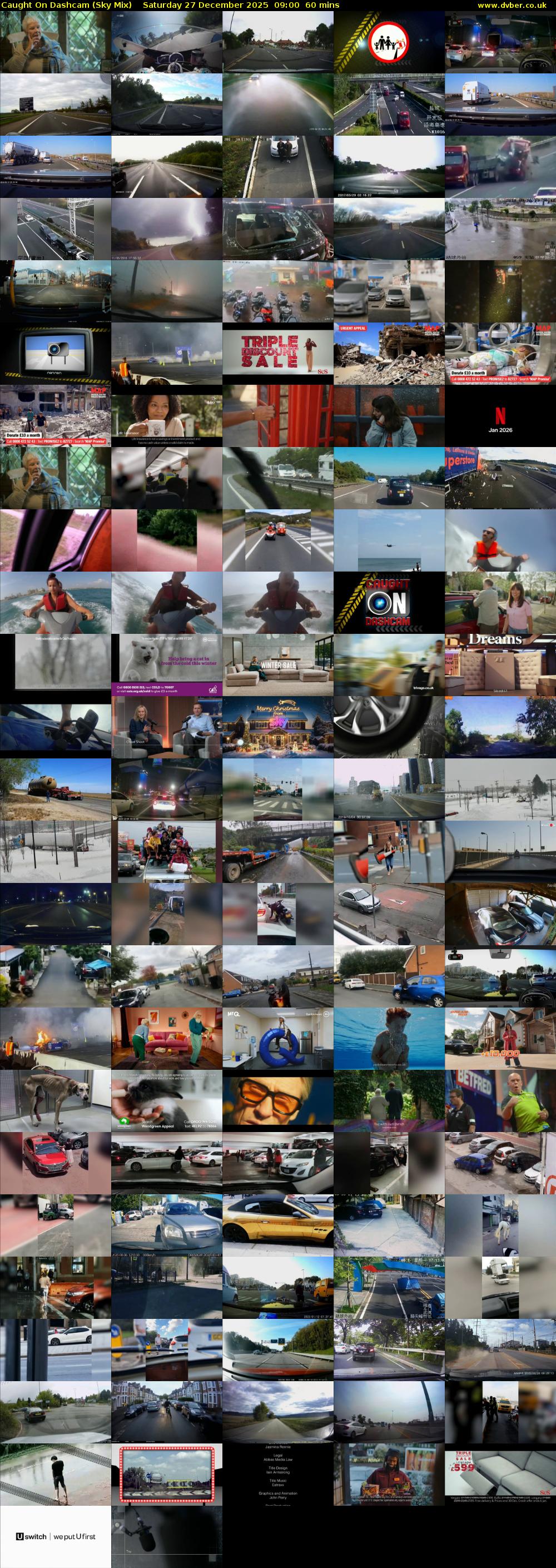 Caught On Dashcam (Sky Mix) Saturday 27 December 2025 09:00 - 10:00