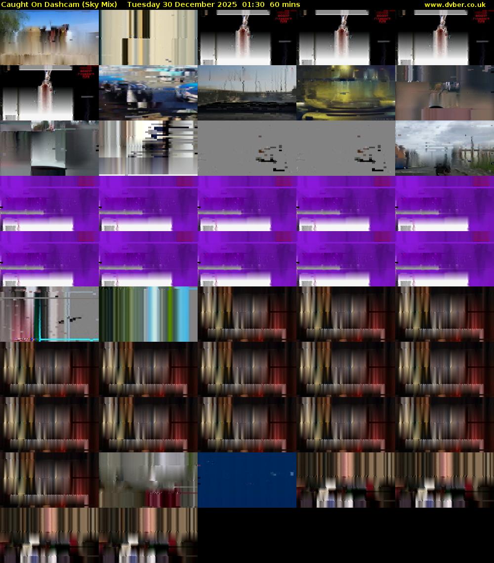 Caught On Dashcam (Sky Mix) Tuesday 30 December 2025 01:30 - 02:30