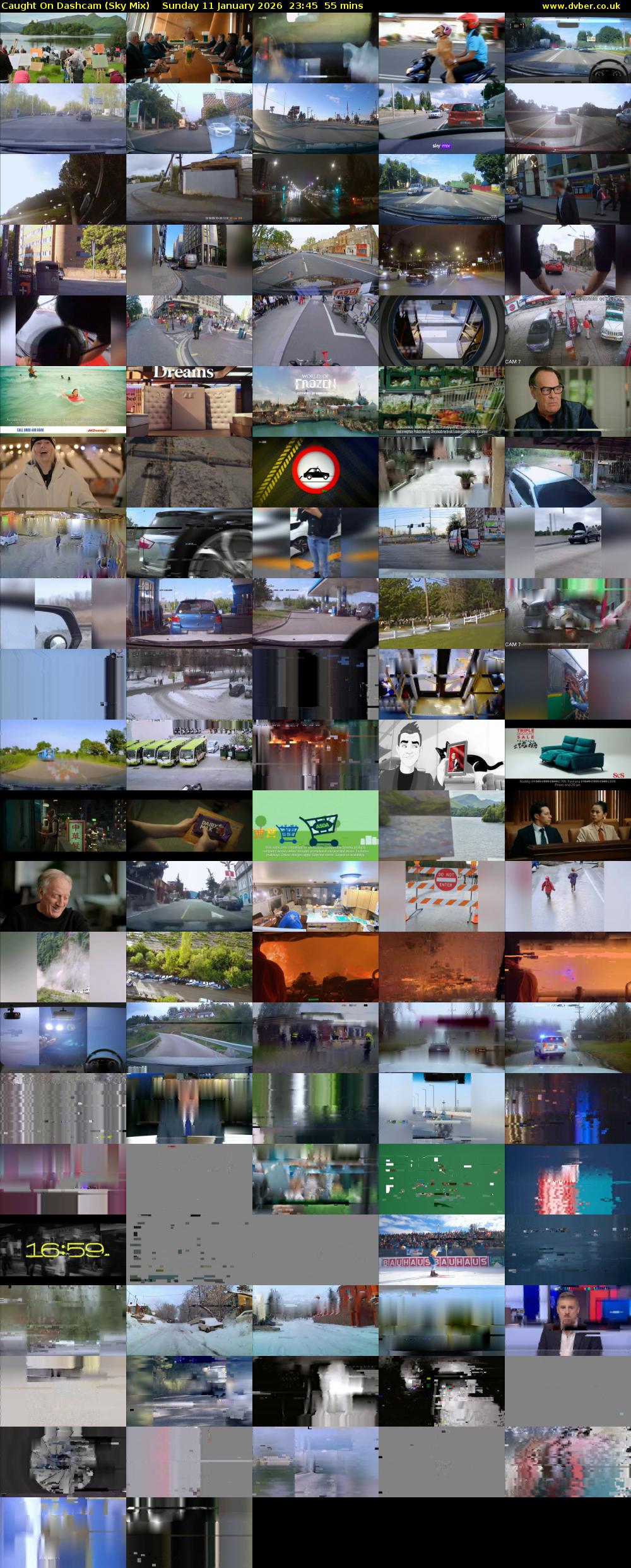 Caught On Dashcam (Sky Mix) Sunday 11 January 2026 23:45 - 00:40