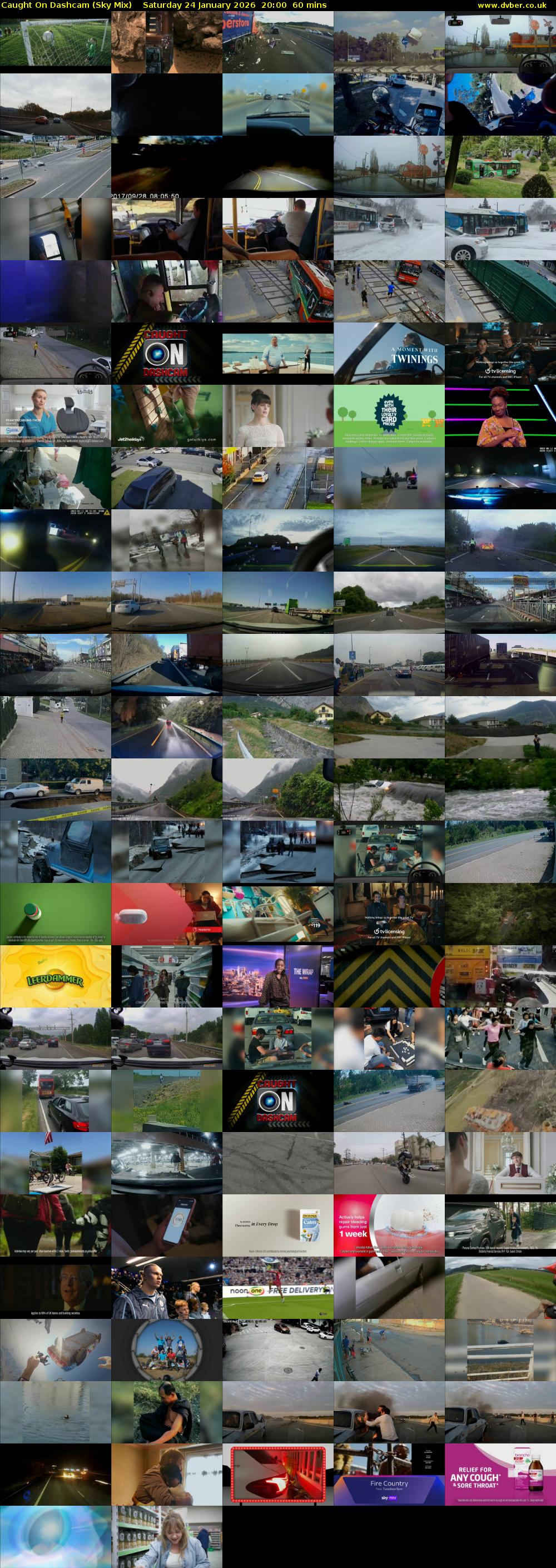 Caught On Dashcam (Sky Mix) Saturday 24 January 2026 20:00 - 21:00