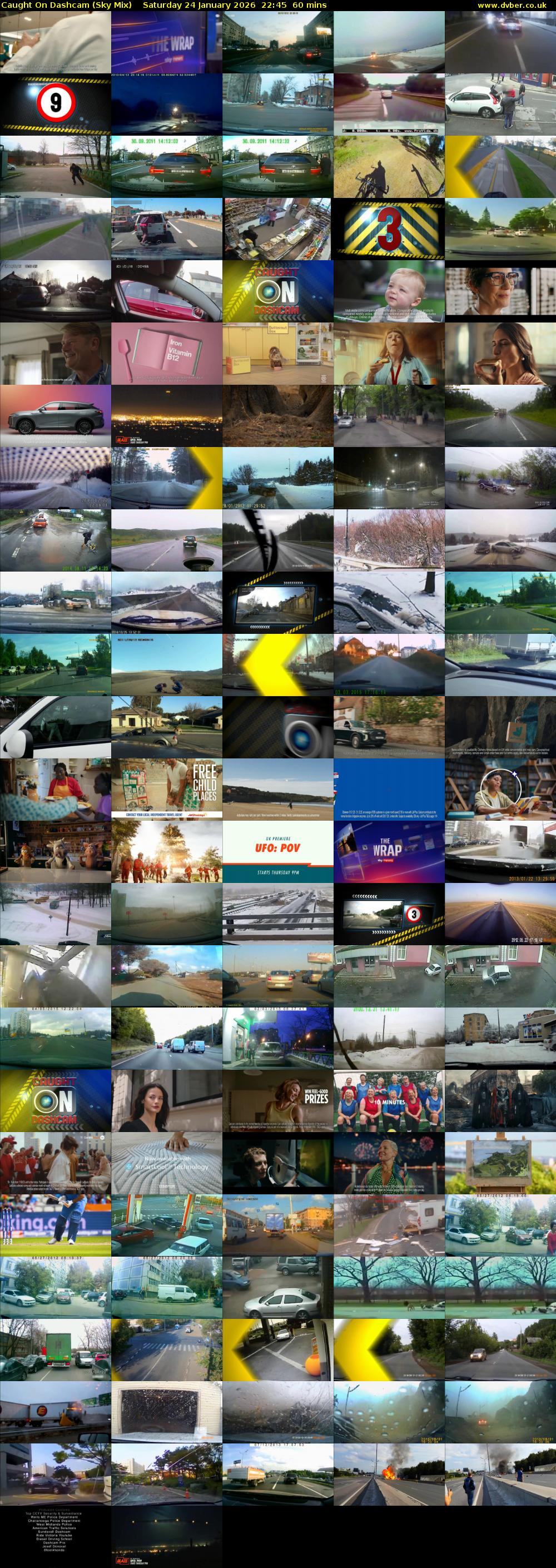 Caught On Dashcam (Sky Mix) Saturday 24 January 2026 22:45 - 23:45
