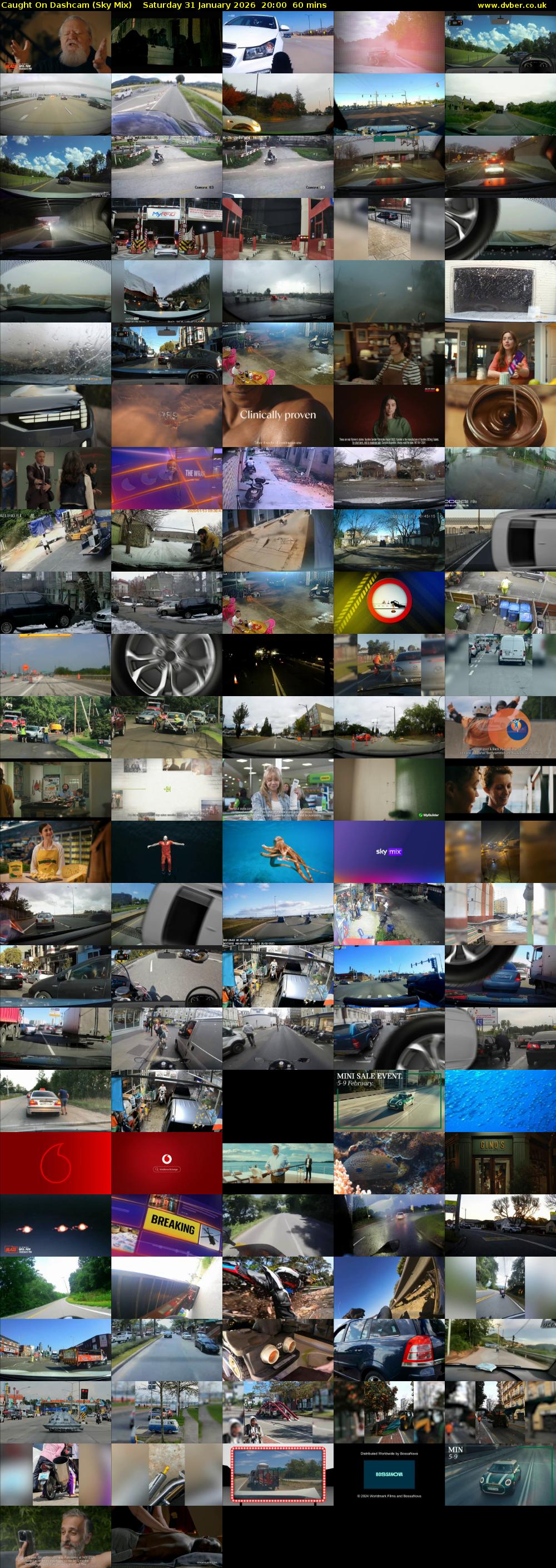 Caught On Dashcam (Sky Mix) Saturday 31 January 2026 20:00 - 21:00
